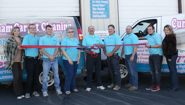 Cunningham Carpet Cleaning ribbon cutting